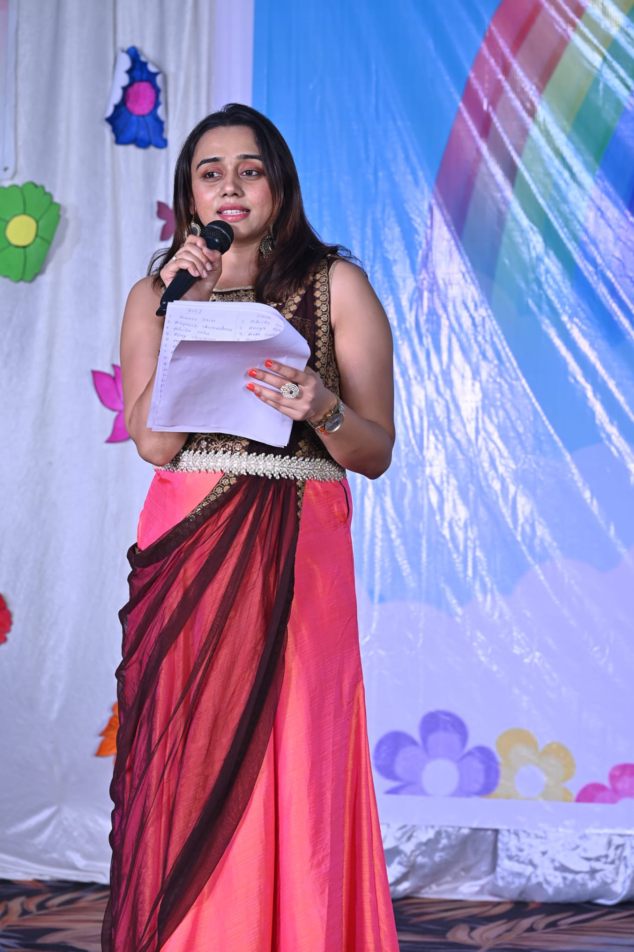 Hosting a school annual day — guiding children through their first moments on stage
